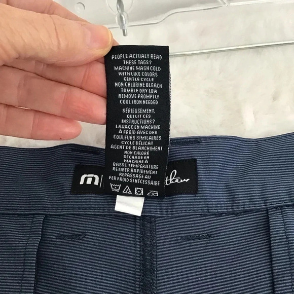 Travis Mathew Men’s Carlsbad Golf Athletic Shorts Blue Nights Size 40 - Picture 6 of 6